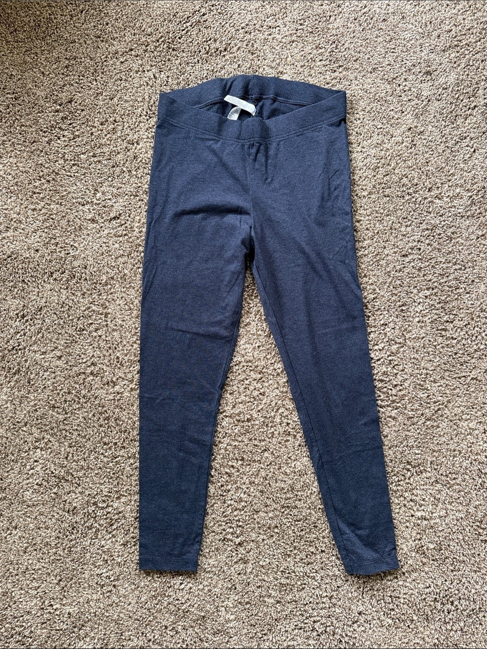 Old Navy Heather Navy Stretch Leggings Large